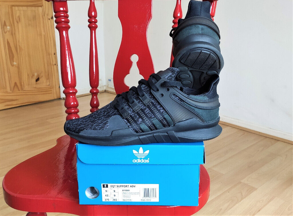 Adidas EQT SUPPORT ADV - BY9589 - Size 9 - Colour: Core Black/Core Black/Sub Green | in Whitnash, Warwickshire | Gumtree